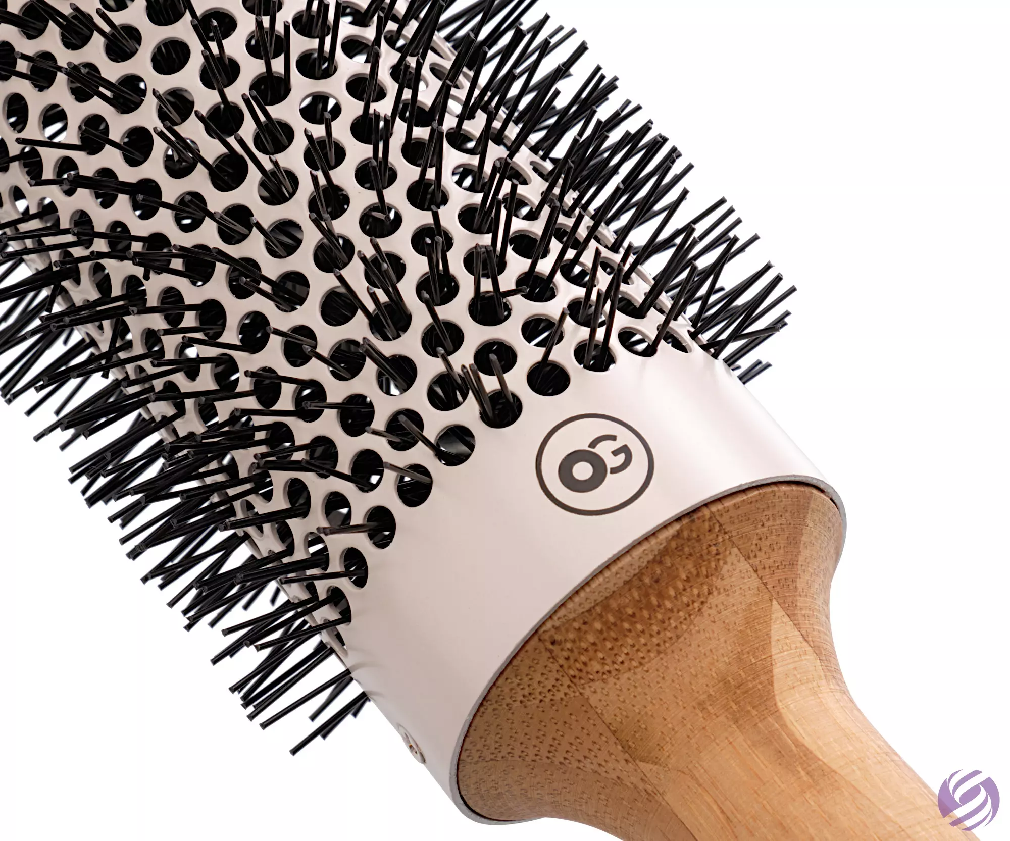 Olivia Garden Bamboo Touch Thermal 33 mm - kulatý kartáč