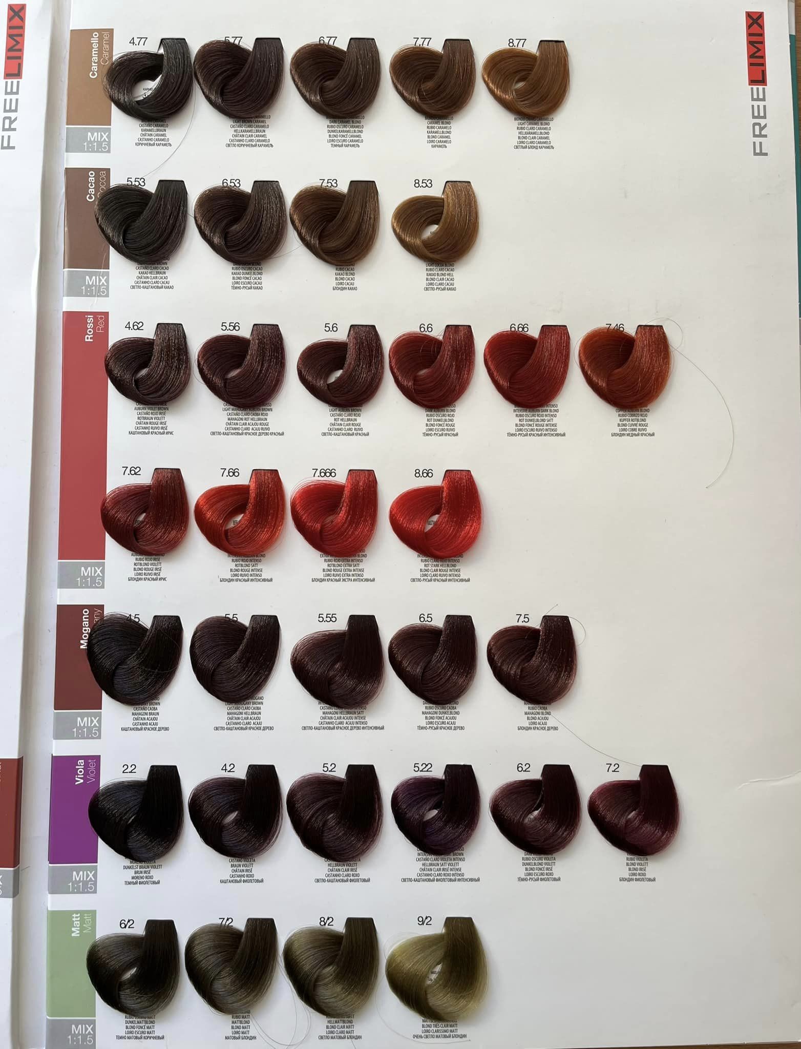 FreeLimix barva na vlasy - odstín 8.66