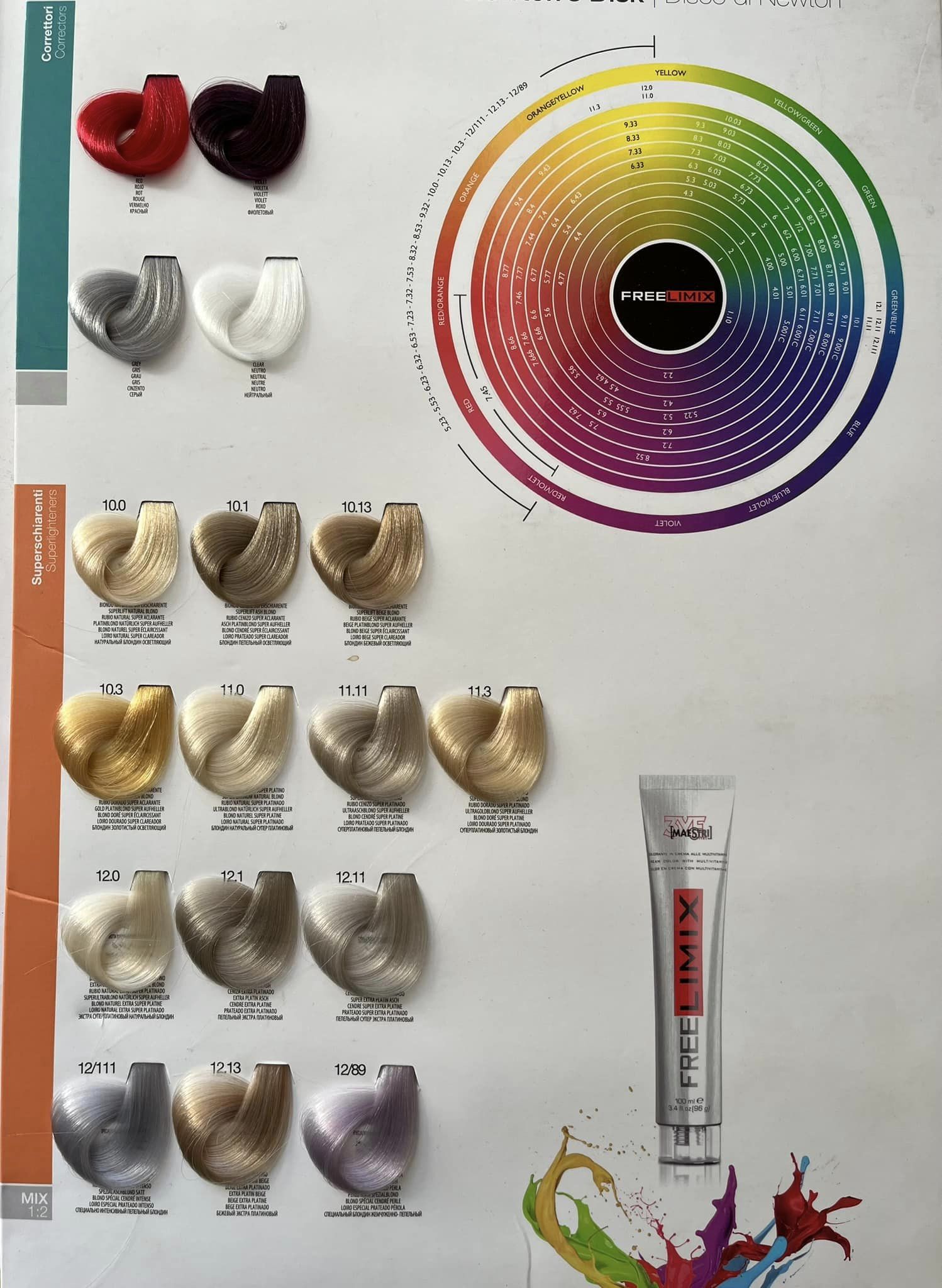 FreeLimix barva na vlasy - odstín 12.89