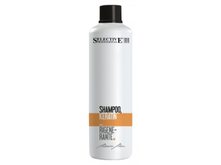 Selective SHAMPOO KERATIN - Keratinový šampon pro suché a poškozené vlasy, 1000 ml