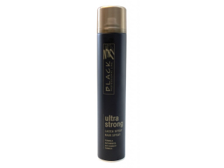 Black Ultra Strong Hair Spray 500ml - lak na vlasy